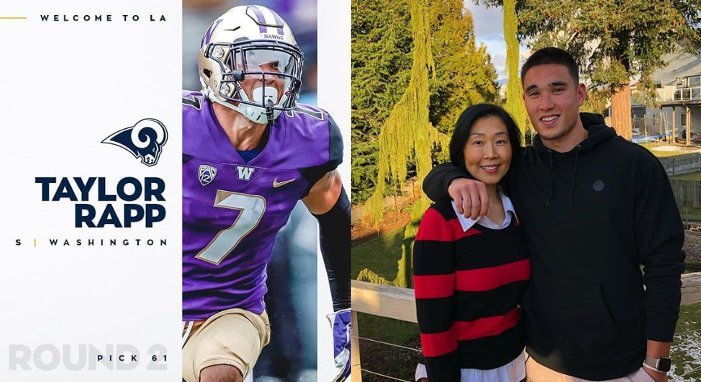 Rams rookie Taylor Rapp hopes to inspire Asian-American athletes – Orange  County Register